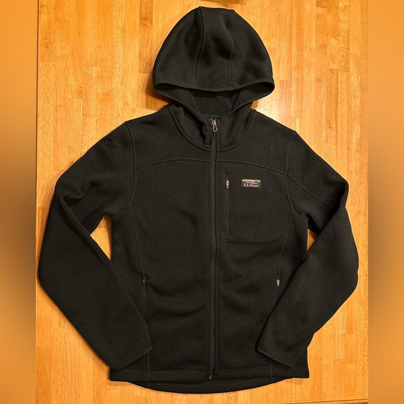 L.L. Bean Jackets & Blazers - Women's L.L.Bean Sweater Woman’s Small Reg Fleece Hooded Full-Zip Jacket LikeNew